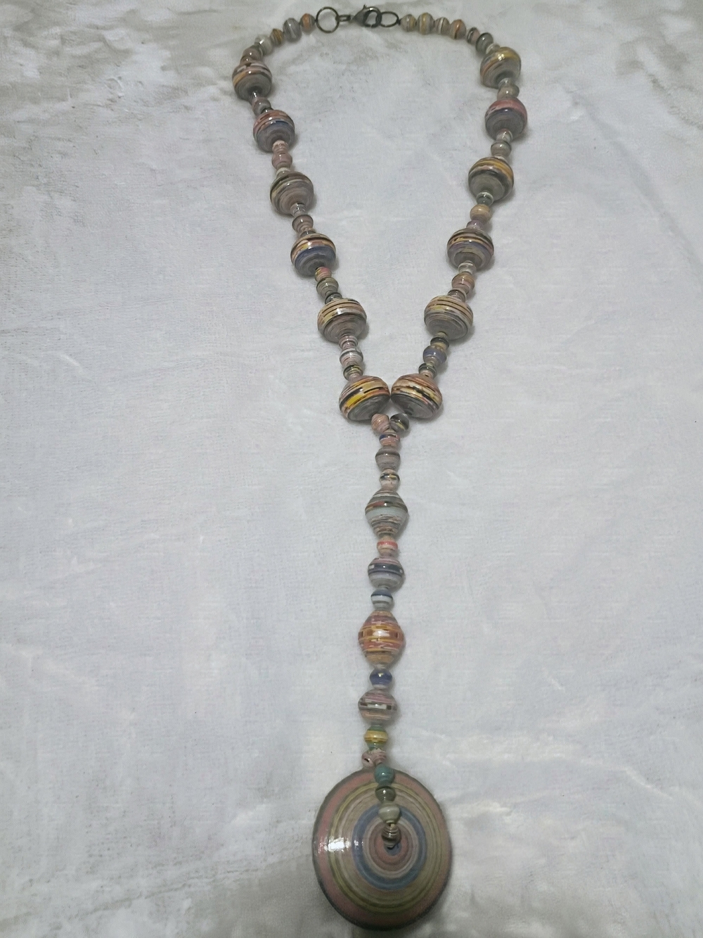 Paper Beads Necklace